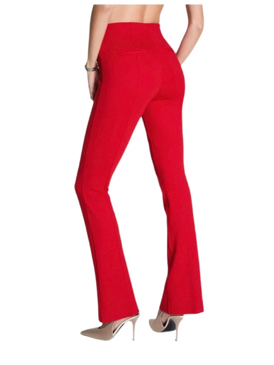 SPANX Perfect Collection Ponte Micro Flare Pants True Red XL - Picture 3 of 7